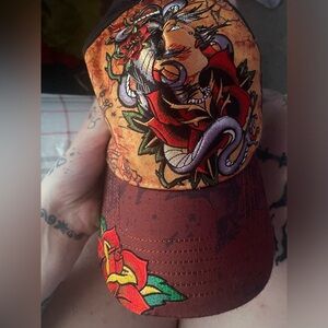 Bullseye tattoos hat